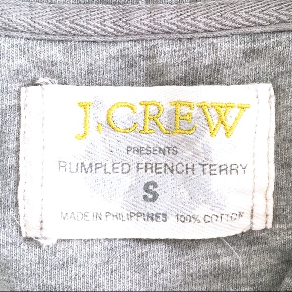 Jcrew French Terry Hoodie in Grey, Size S EUC - Picture 4 of 8